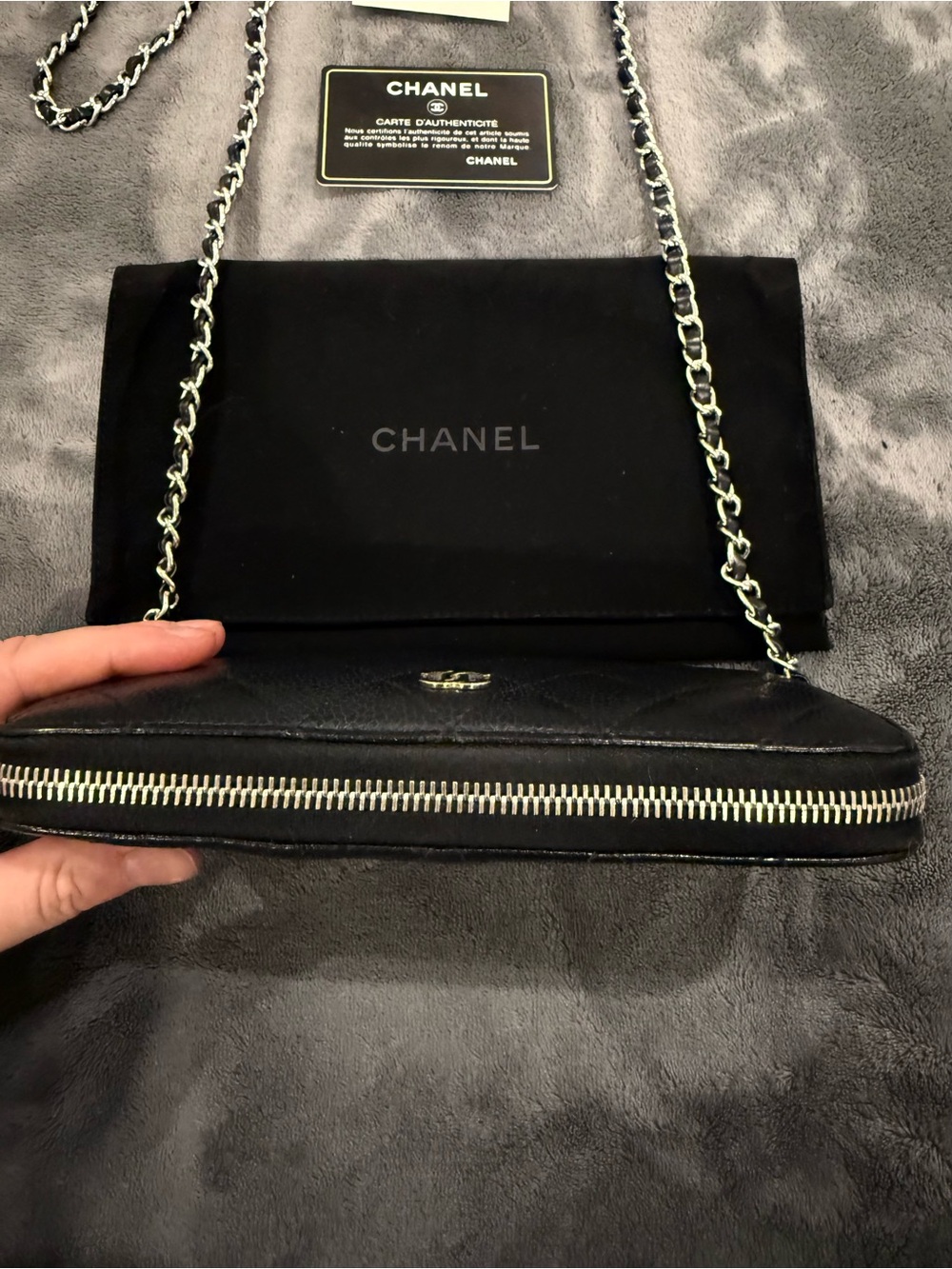 Chanel Wallet on Chain Crossbody Black - Picture 5 of 10